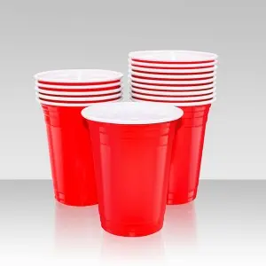 Disposable Plastic Party Cup for Event, World Cup, Festival, Game Nights, Pinic