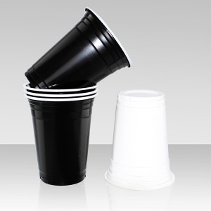 Disposable 16oz Colored Plastic Party Cups Beer Juice Cups Drinking Game Beer Pong Cup