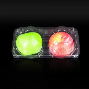 Wholesale transparent clamshell blister packaging box for fresh fruit , clear plastic food packing box