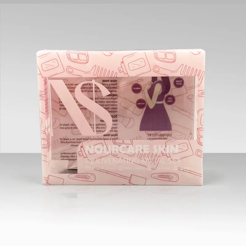 Printed hot sale strong and durable folding packing plastic box for cosmetics, print with custom logo and brand Featured Image