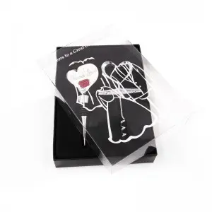 Transparent PVC Window White Rigid Cardboard Magnetic Closure Custom Packaging Square Gift Box with Clear Lid