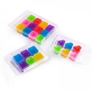 Wax Melt Clamshells Plastic Clear Blister Heart Wax Melt Clamshell Plastic Clear Blister Heart Wax Candle Mold