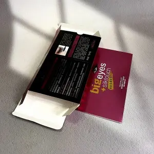 Custom Logo Eyelashes Box Packaging Boxes for Packing Boxes Luxury Shipping Mailer Folding Paper Packaging for Eye Lash