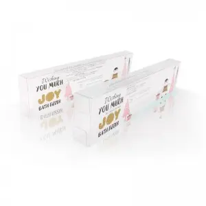 Custom Design Color Print Cosmetic Products Display Boxes Shampoo Sunscreen Cream Soap Gift Set Plastic