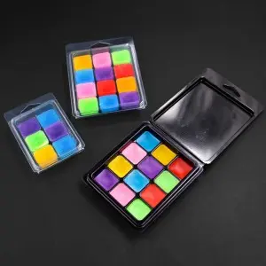 High Quality Scented 6 12 Cavity Wax Cubes Air Freshener Wax Melts Clamshell Packaging