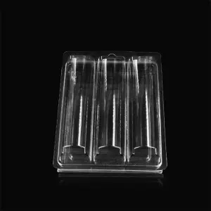 Custom Clear PVC PET Plastic Hanger Clamshell Double Blister Packaging Box For Tool Products