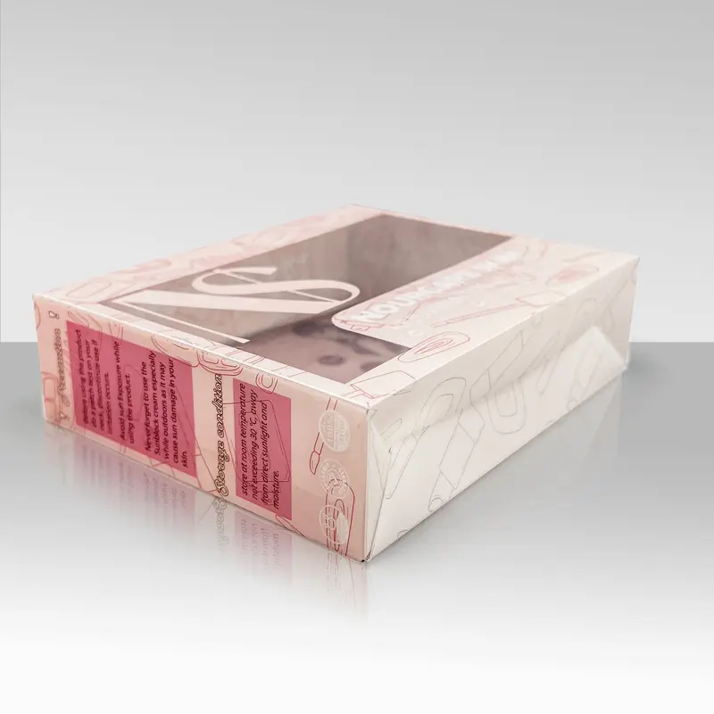 Custom Cosmetic Box Waterproof Beauty Blender Skincare Set Pet Plastic Packaging Boxes Acetate Plastic Box Featured Image
